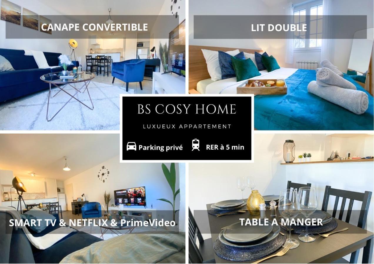 Blue Pearl - Parking - Gare Rer A 5 Min Apartment Corbeil-Essonnes Luaran gambar