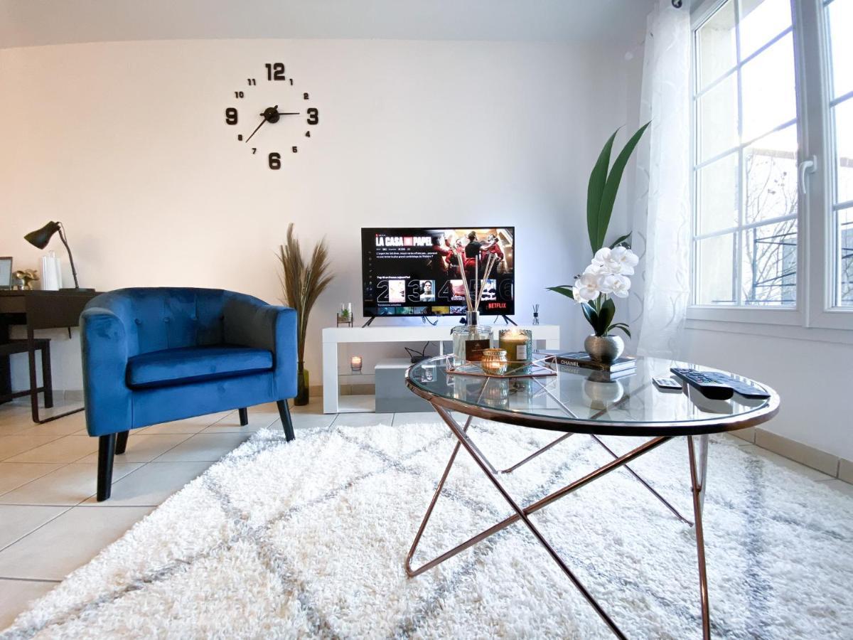 Blue Pearl - Parking - Gare Rer A 5 Min Apartment Corbeil-Essonnes Luaran gambar